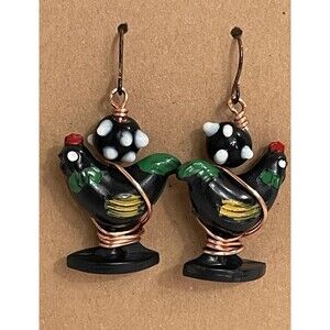 Chicken Earrings